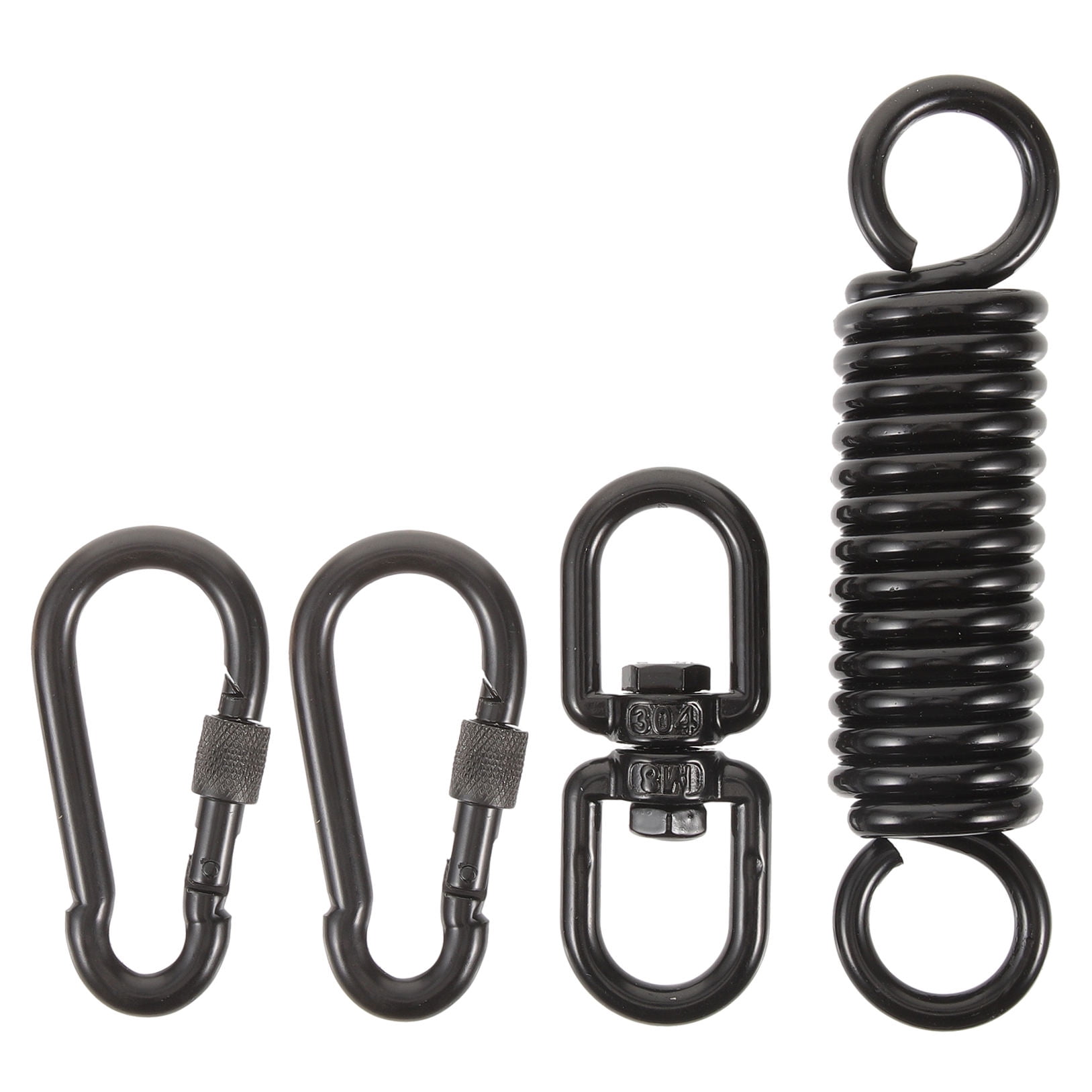 SWETRACE Porch Swing Springs Heavy Duty Black 1 Set 5.9x1.2in - Image 5
