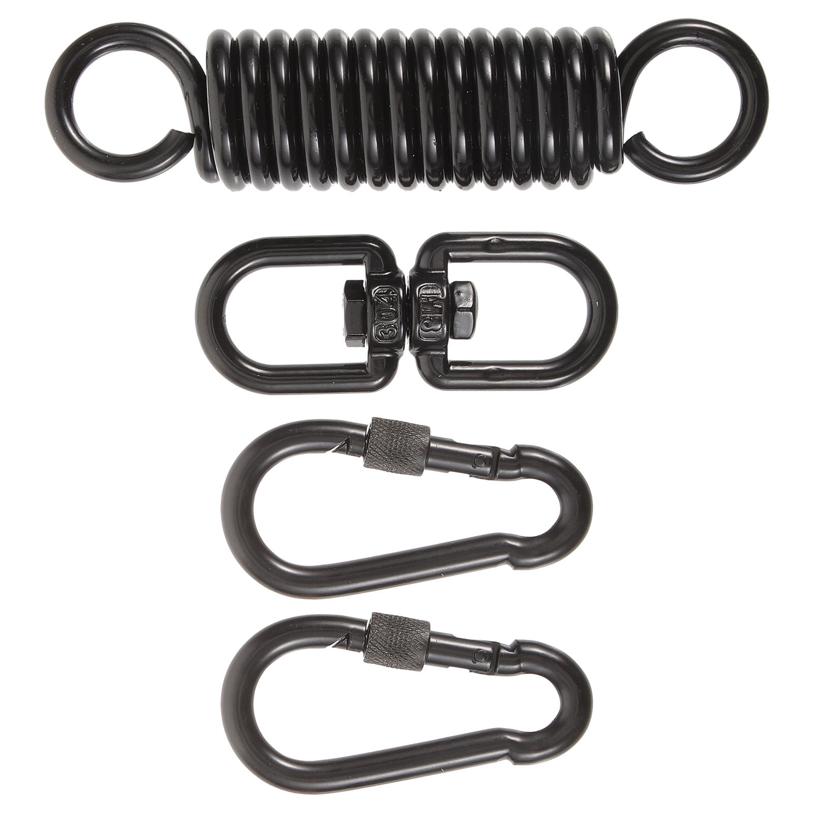 SWETRACE Porch Swing Springs Heavy Duty Black 1 Set 5.9x1.2in - Image 7