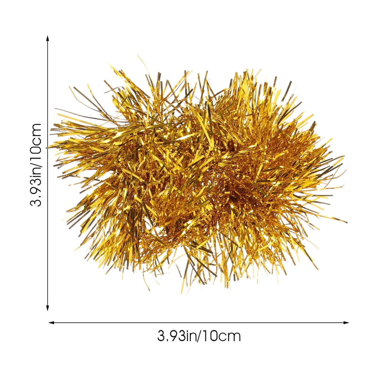 Worgeous Golden Cheerleading Pom Poms Plastic Durable with Wristband for Sports Events and Dance Parties - Image 2