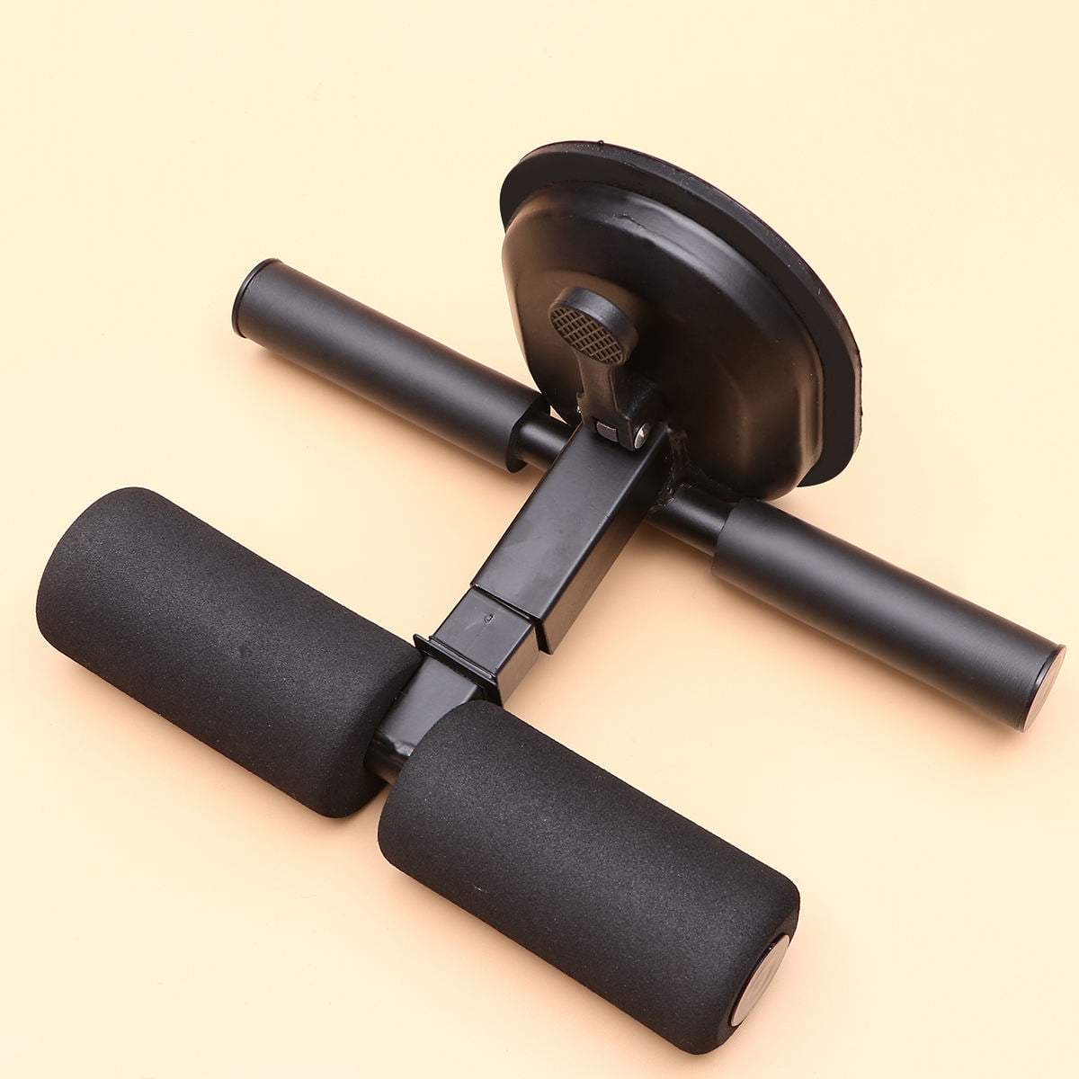 SWETRACE Abdominal Muscle Trainer Sit Up Tool Steel Black for Home Workout 1Pack - Image 4