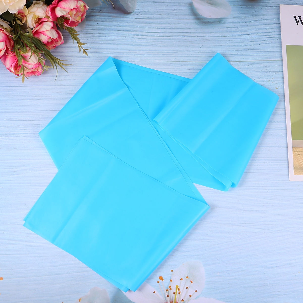 Worgeous 3 Pcs Yoga Elastic Band Resistance Bands Fabric Stretching Strap Fitness - Image 3