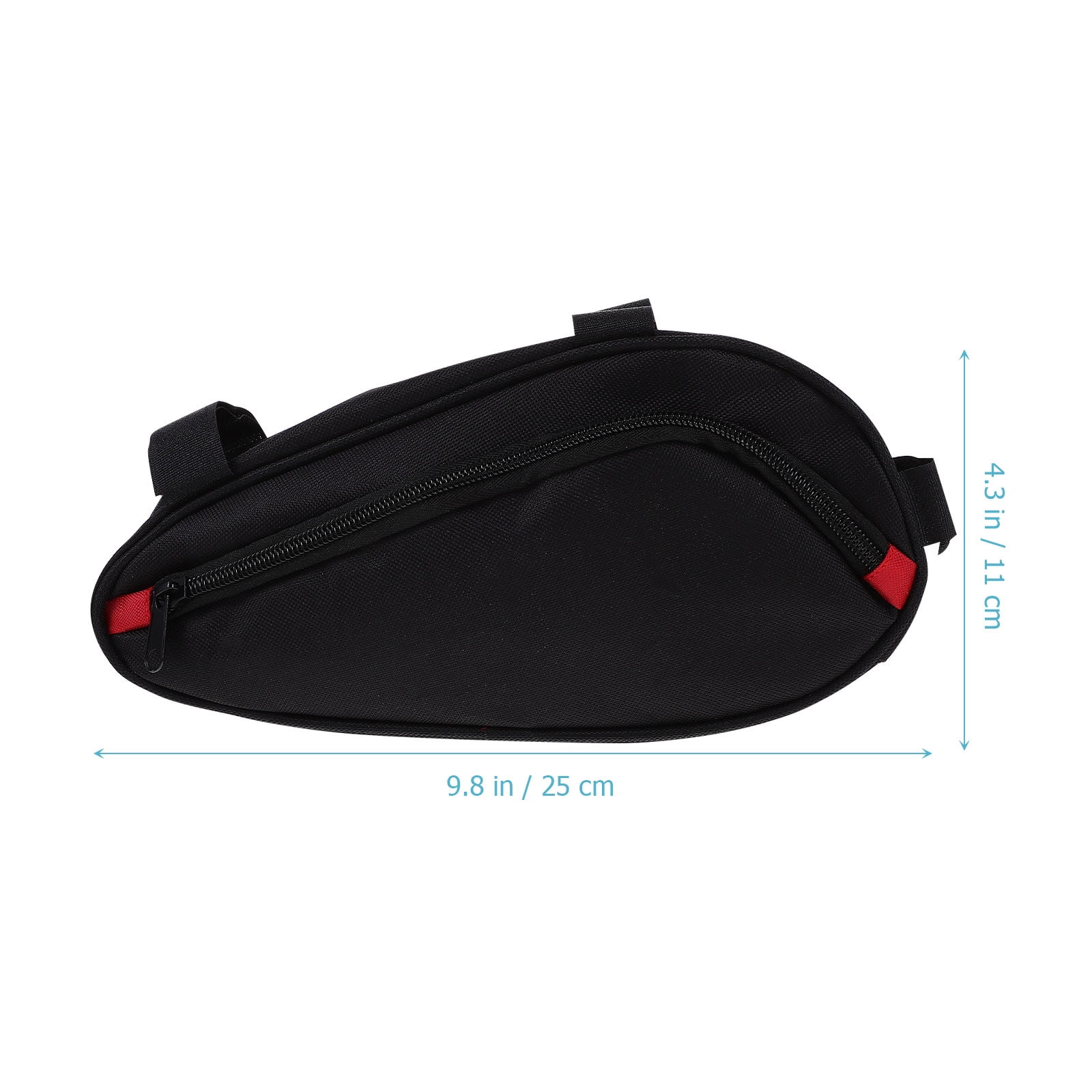 SWETRACE Bike Triangle Handlebar Bags Black Waterproof 1Pcs 9.84x4.33x3.14in - Image 5