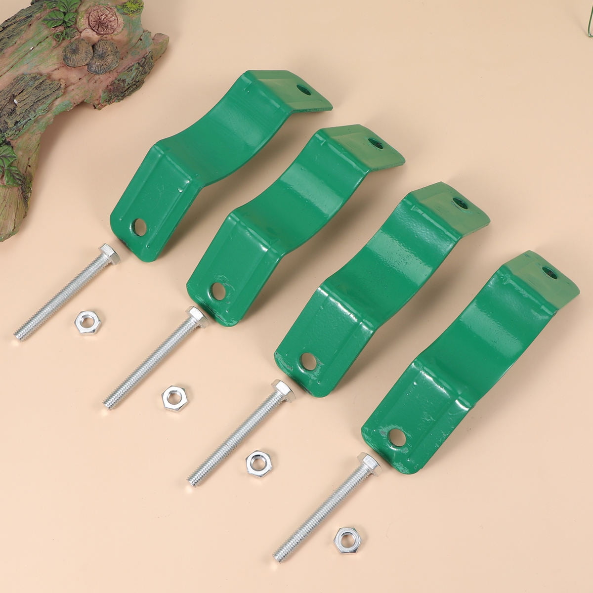 Masteelf Durable Iron Tree Fixator for Outdoor Use with Easy Application Green Color 15cm Diameter - Image 6