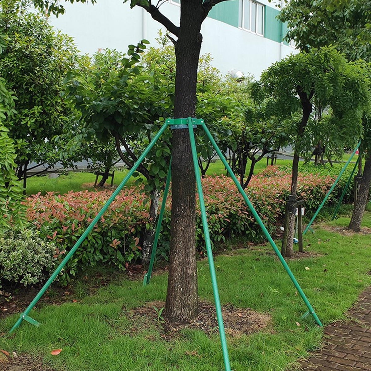 Masteelf Durable Iron Tree Fixator for Outdoor Use with Easy Application Green Color 15cm Diameter - Image 7