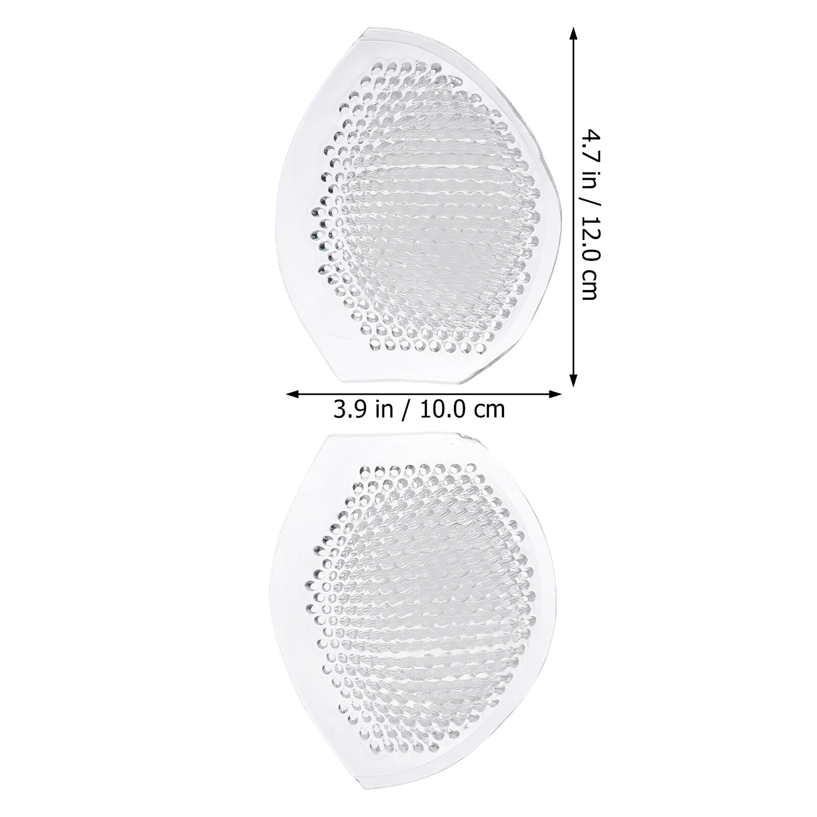 Worgeous Silicone Bra Pads for Women Transparent Reusable Cup Shaped Inserts Well Fixed Not Easy to Fall Off 1 Pair - Image 2