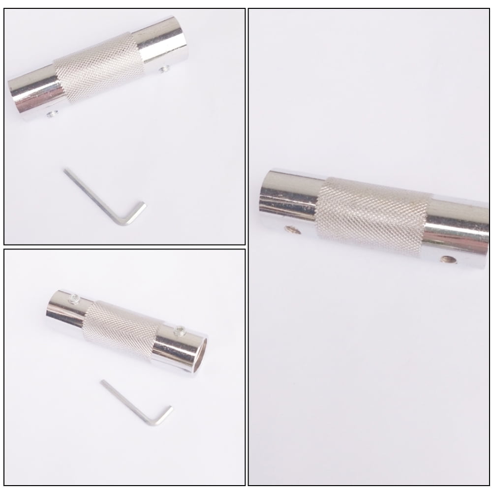 Worgeous Dumbbell Connector for Dumbbells Connecting Bar Work Silver - Image 1