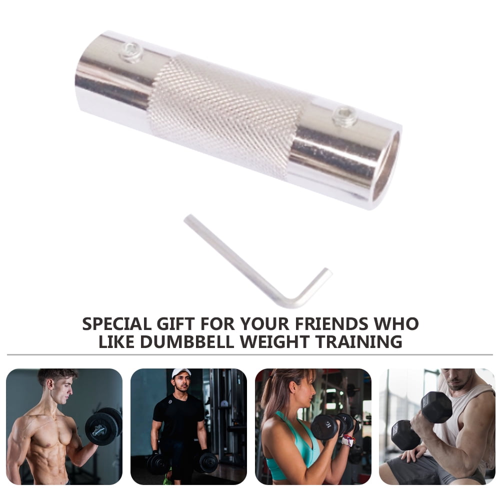 Worgeous Dumbbell Connector for Dumbbells Connecting Bar Work Silver - Image 5