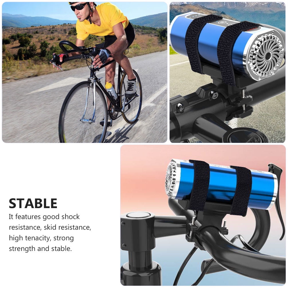 Worgeous Bike Rack Mountain Mountain Bike Flashlight Bracket Band Riding Sound Universal Accessory (Black) - Image 2