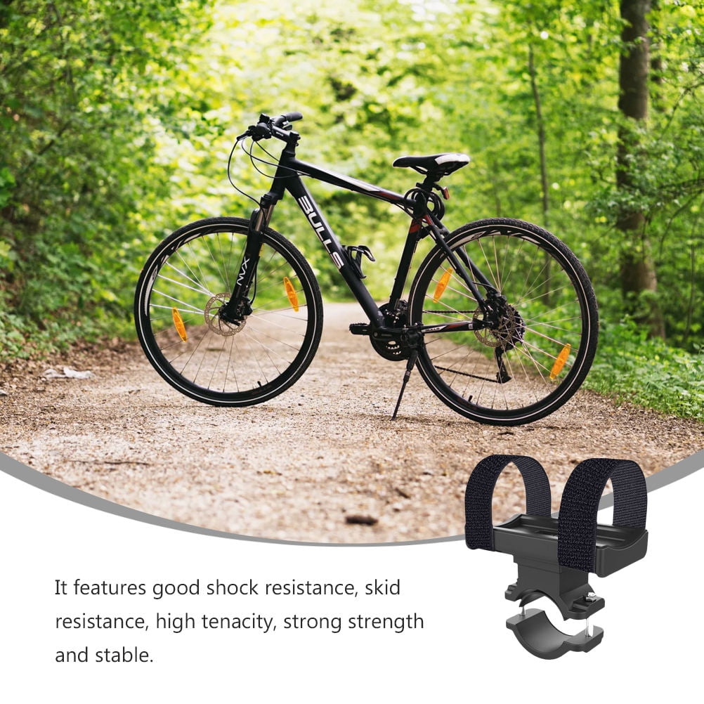 Worgeous Bike Rack Mountain Mountain Bike Flashlight Bracket Band Riding Sound Universal Accessory (Black) - Image 3