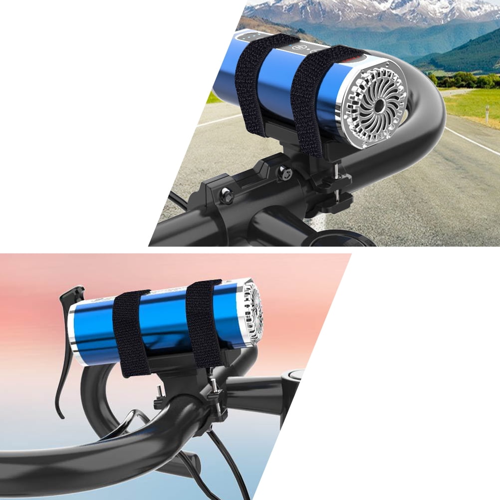 Worgeous Bike Rack Mountain Mountain Bike Flashlight Bracket Band Riding Sound Universal Accessory (Black) - Image 5