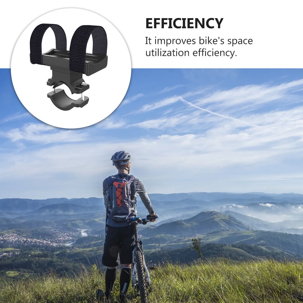Worgeous Bike Rack Mountain Mountain Bike Flashlight Bracket Band Riding Sound Universal Accessory (Black) - Image 6