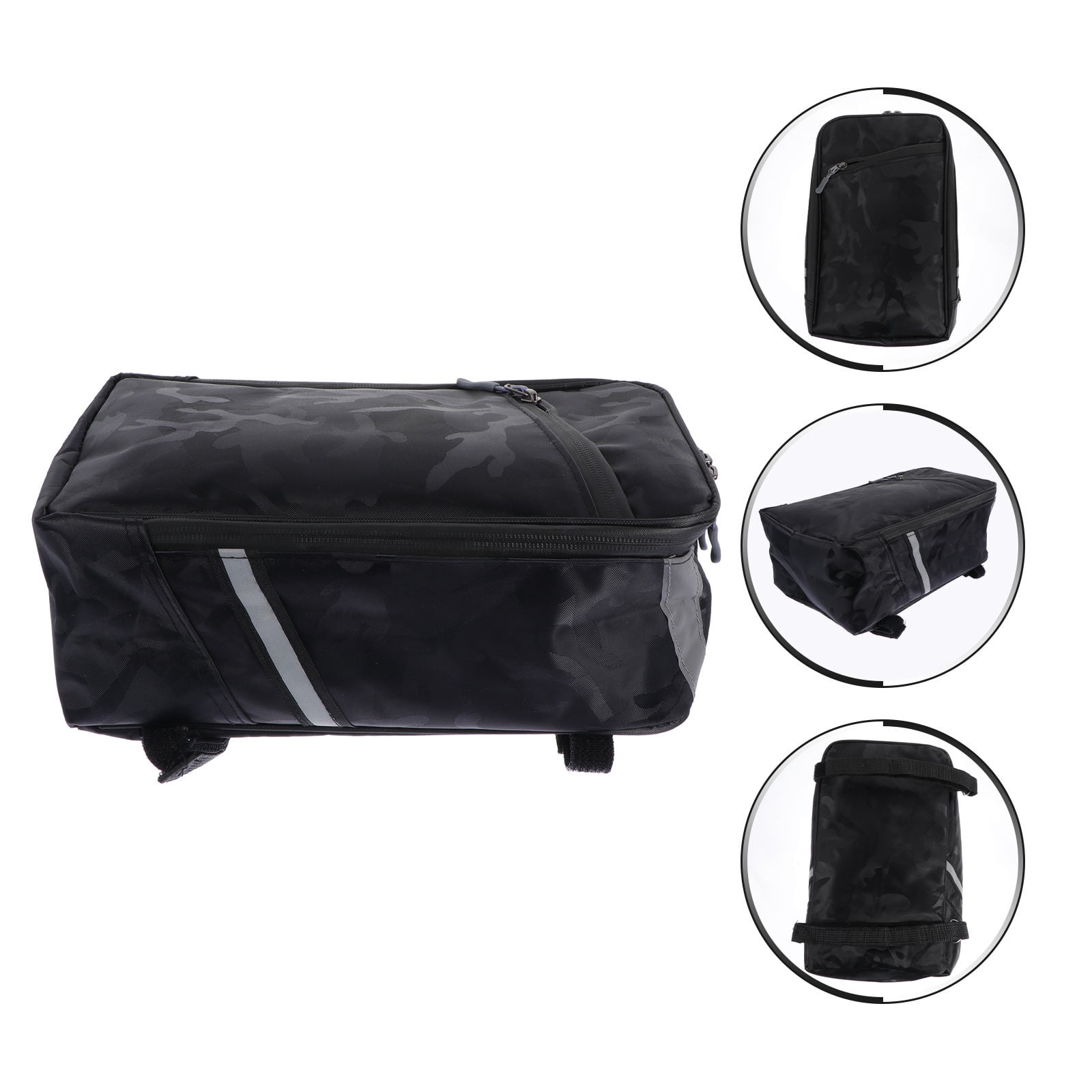 Worgeous Bike Pannier Cycling Mountain Seat Bag Tail Large Storage Woman Camouflage - Image 1