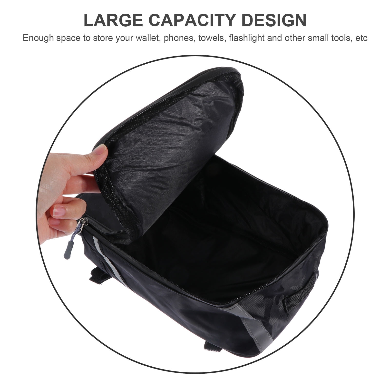 Worgeous Bike Pannier Cycling Mountain Seat Bag Tail Large Storage Woman Camouflage - Image 8