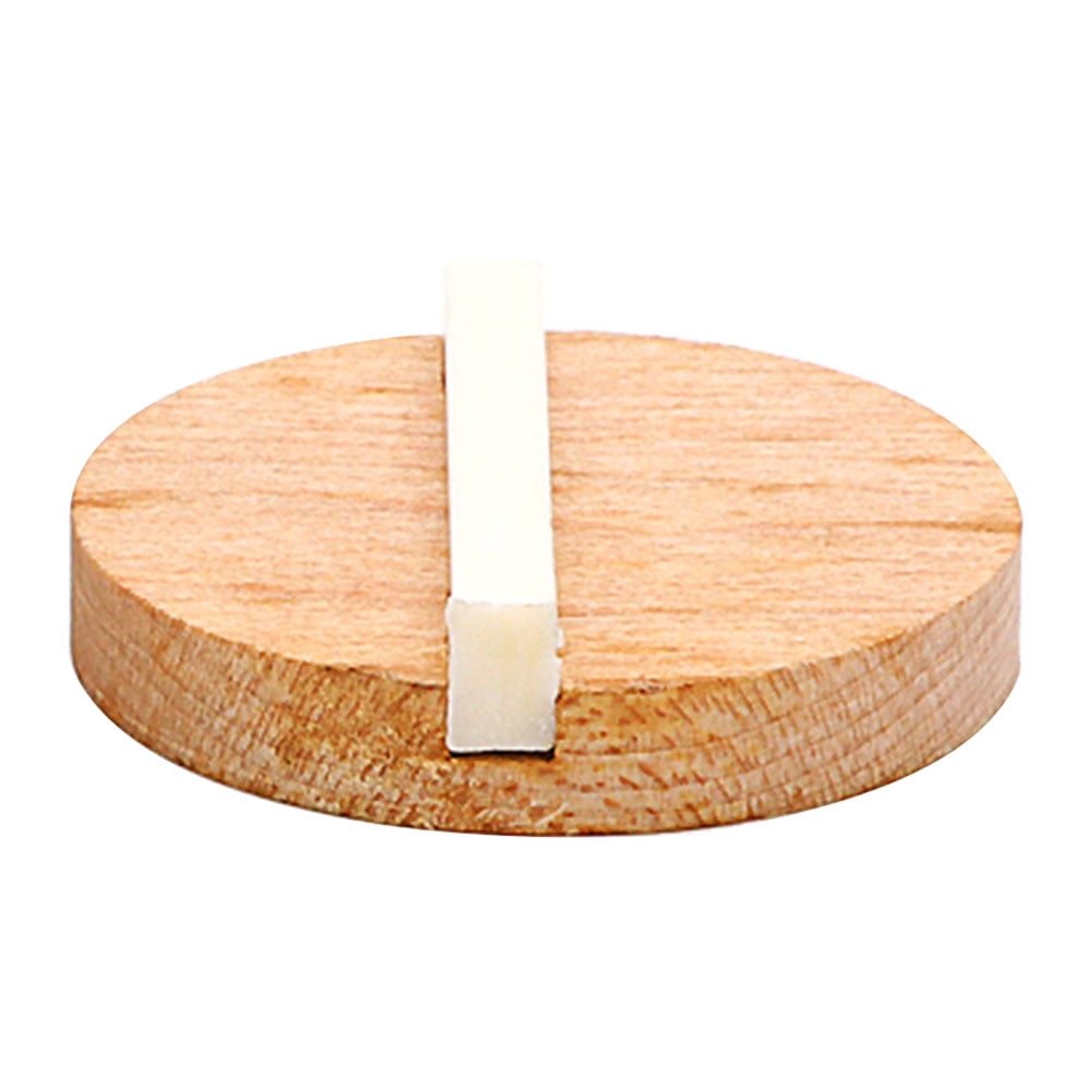 Worgeous Resonator Biscuit Bridge Kit Crafted from Wood and Ox Bone for Guitar Durable Light Brown Size - Image 1