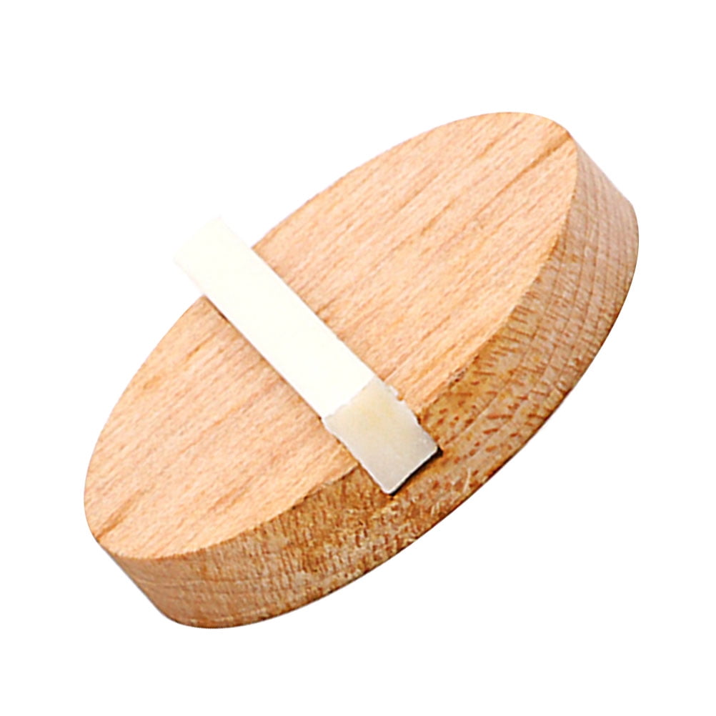 Worgeous Resonator Biscuit Bridge Kit Crafted from Wood and Ox Bone for Guitar Durable Light Brown Size - Image 7