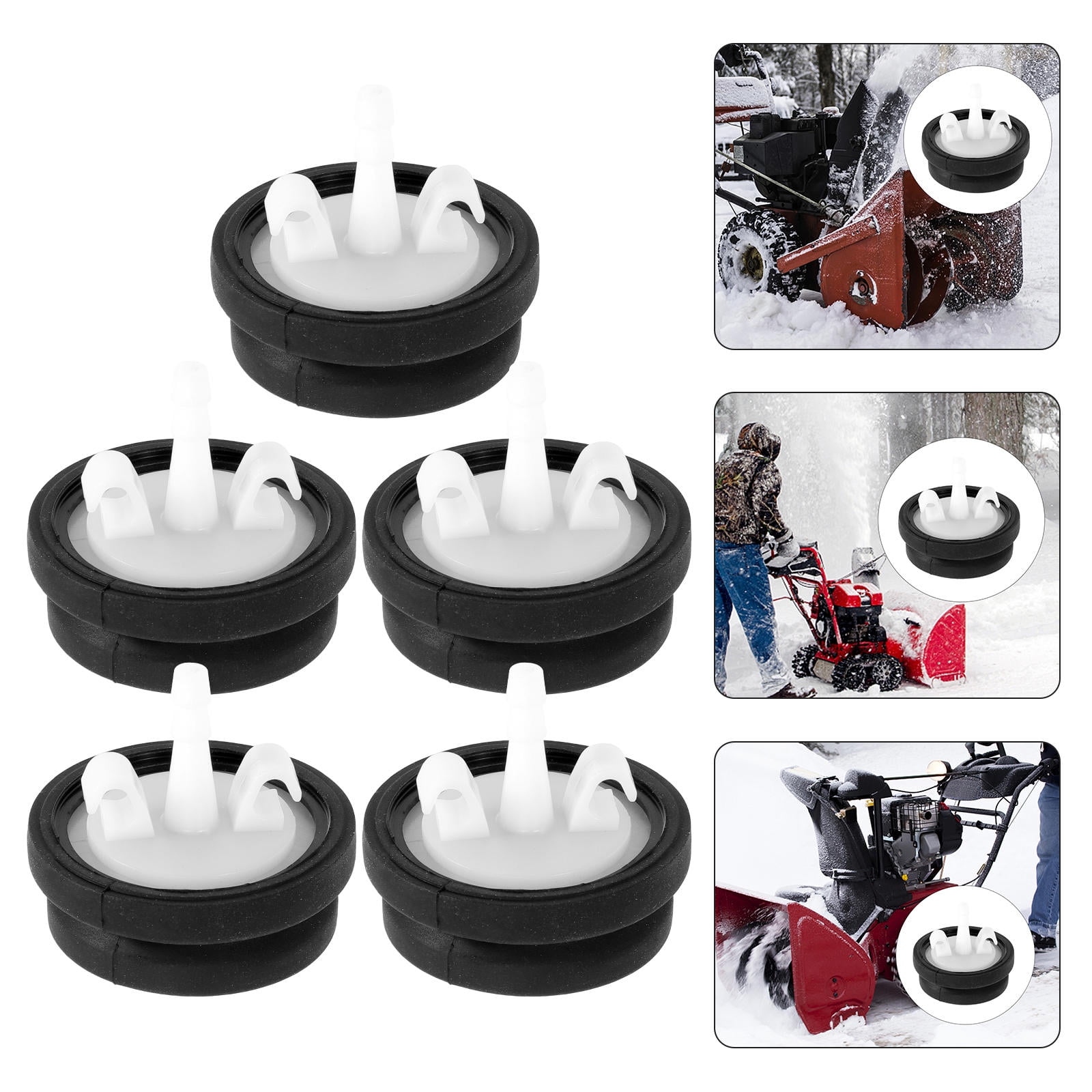 SWETRACE Primer Bulb for Snow Blowers Priming Fuel System 5Pcs - Image 1