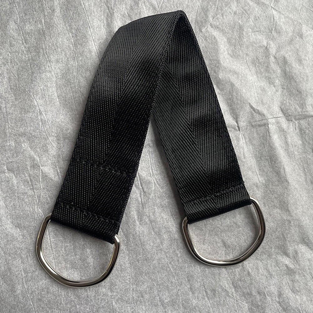 Worgeous 3 Pcs Fitness Horizontal Bar Strap Hanging Training Belt Pull Ups Black - Image 8