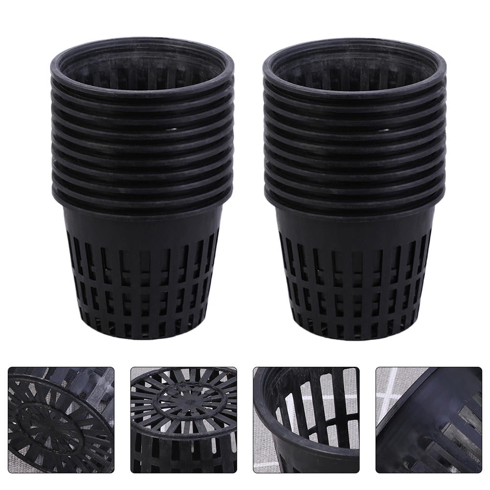 Worgeous 20pcs Plastic Planting Buckets for Soilless Culture with Net Cups - Image 1