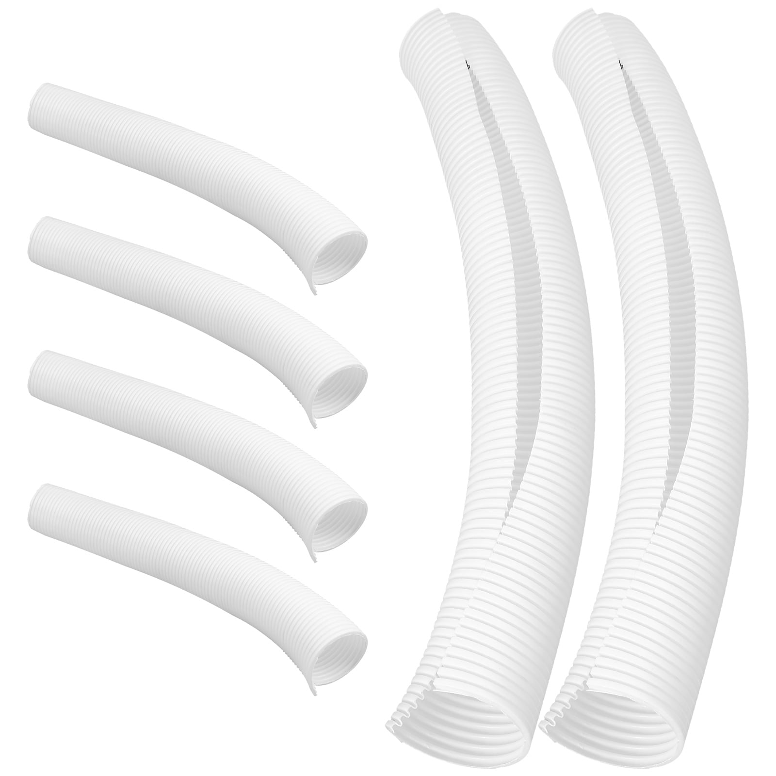 SWETRACE Tree Protect Tree Trunk Protector Guard White PP Material 6Pcs 15.7X2.0X2.0In - Image 1