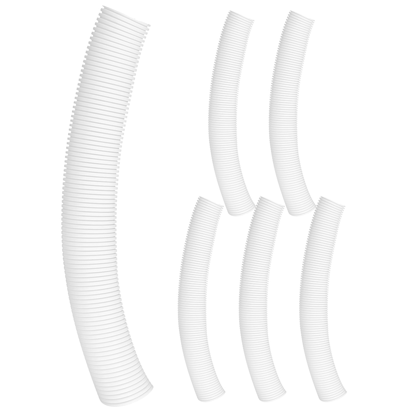 SWETRACE Tree Protect Tree Trunk Protector Guard White PP Material 6Pcs 15.7X2.0X2.0In - Image 3