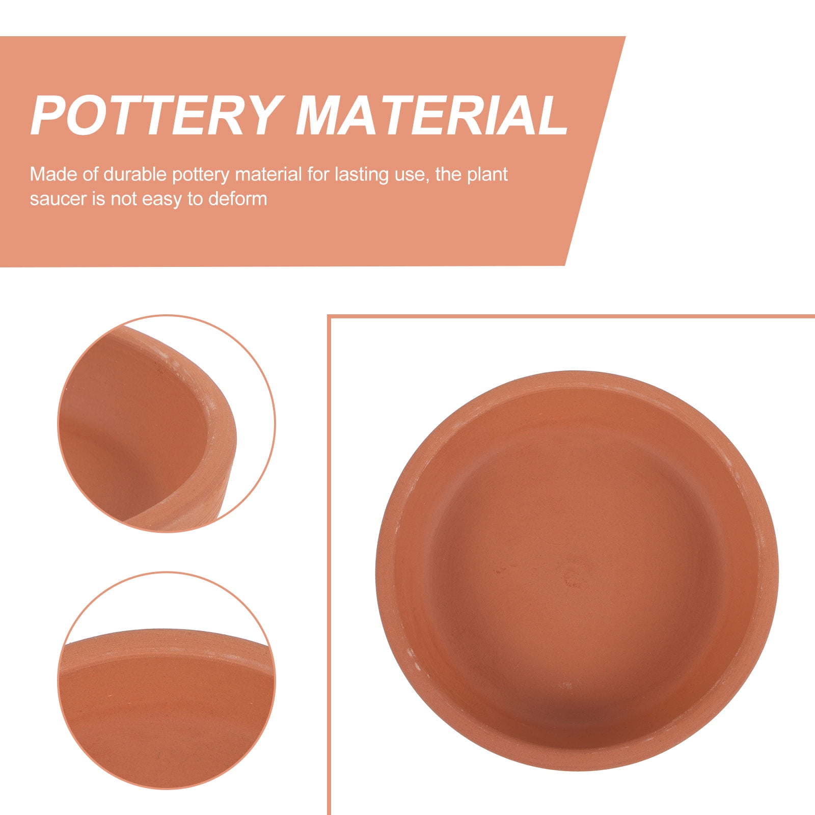 Worgeous 5 Pcs Flower Pot Holder Base Terracotta Indoor Plant Plants - Image 6