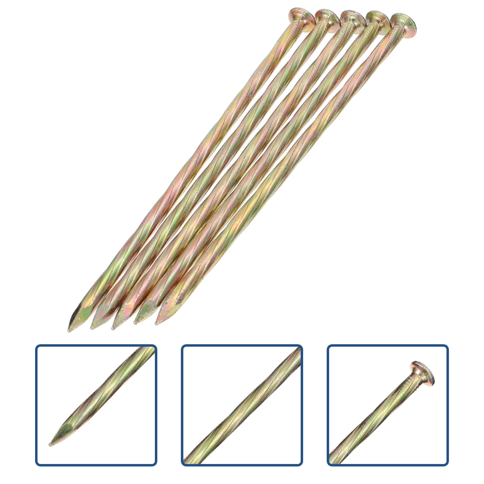 SWETRACE Spiral Deck Nail Carbon Steel for Landscape Nails 20Pcs - Image 6