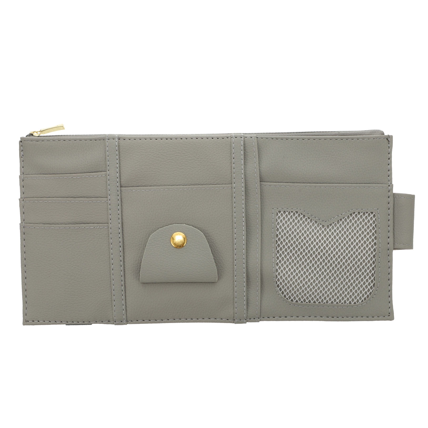 Worgeous ID Storage Bag Visor Organizer Sun Automotive Car Pocket Grey - Image 5