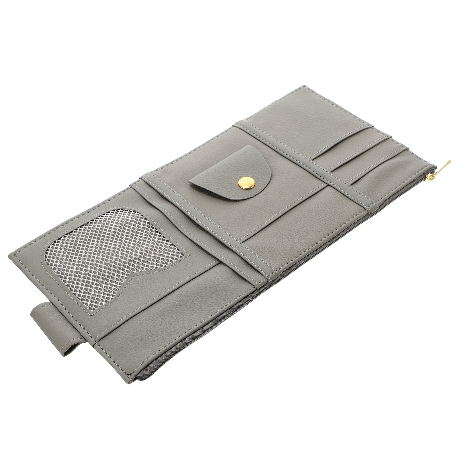 Worgeous ID Storage Bag Visor Organizer Sun Automotive Car Pocket Grey - Image 7