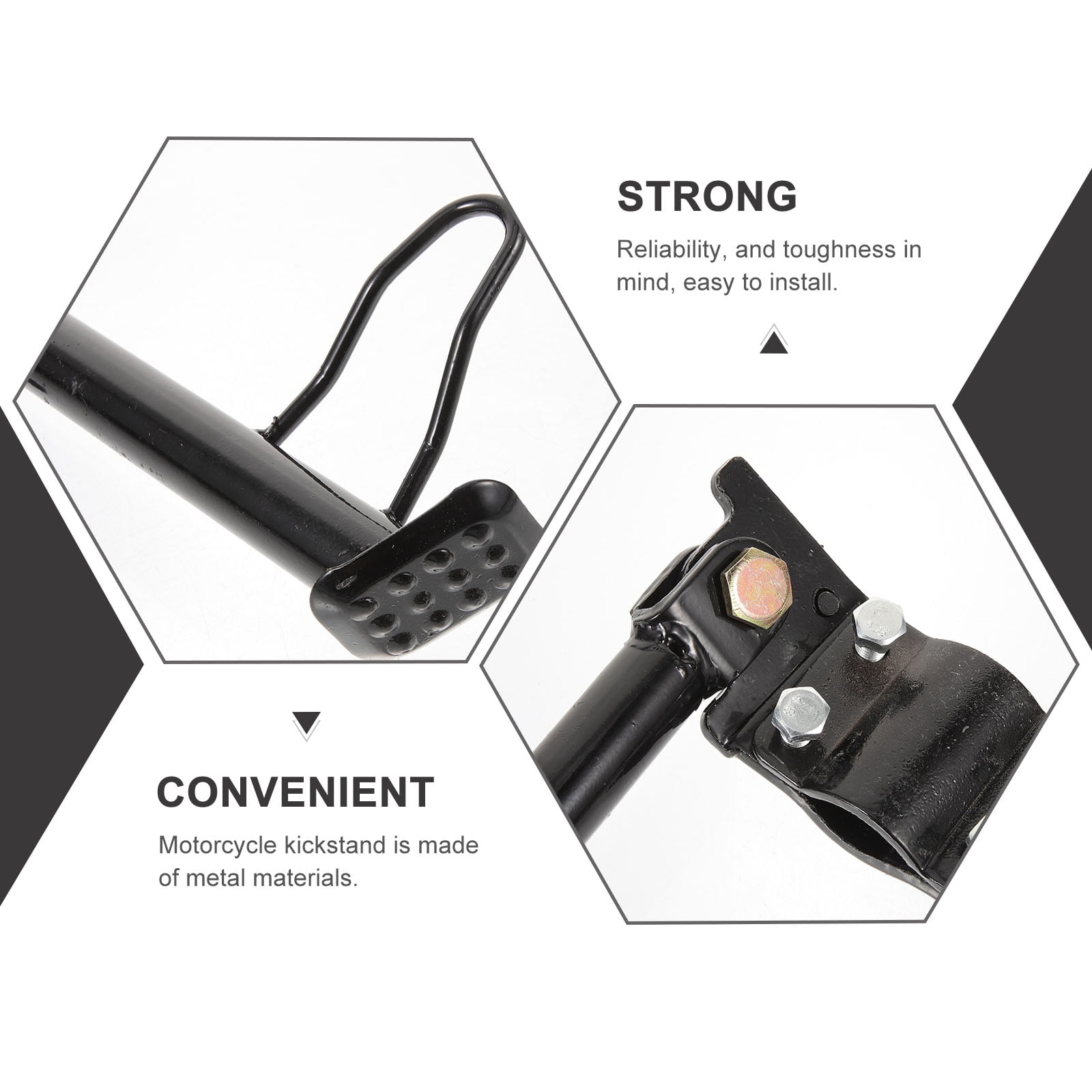 Worgeous Stand Motorcycle Side Kickstand Electric Scooter for Adults - Image 8