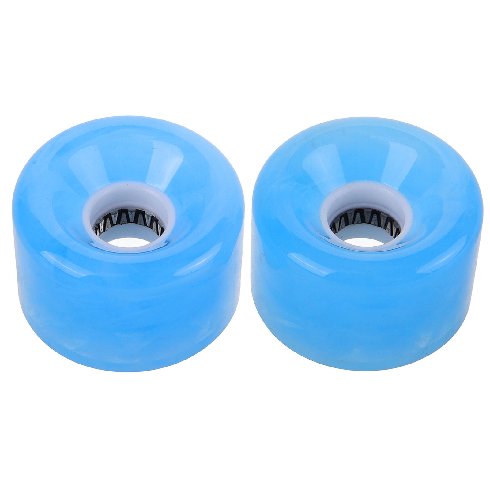 SWETRACE Non-slip Skateboard Wheel Transparent Pu 2Pcs 2.36X2.36X1.57in - Image 3