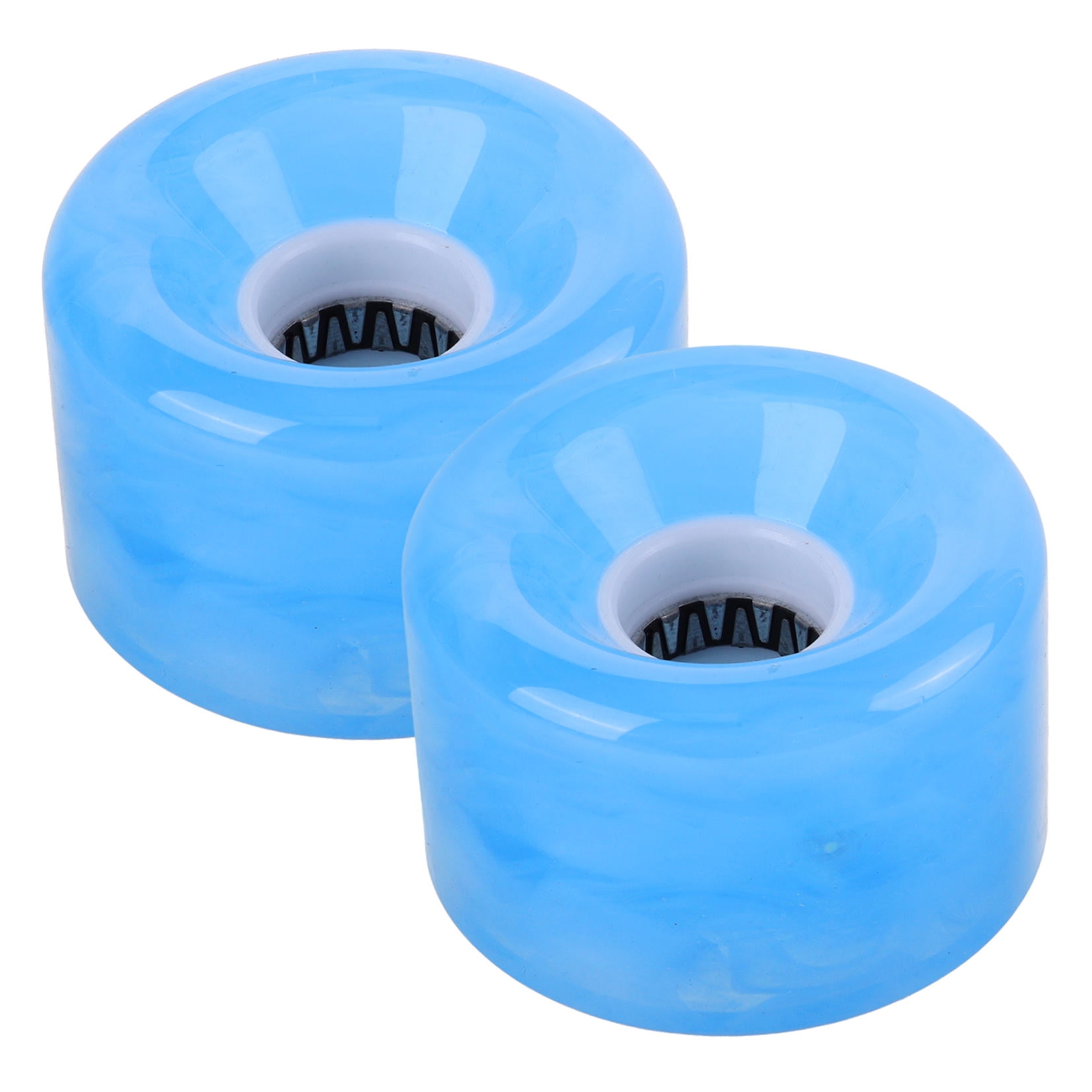 SWETRACE Non-slip Skateboard Wheel Transparent Pu 2Pcs 2.36X2.36X1.57in - Image 4