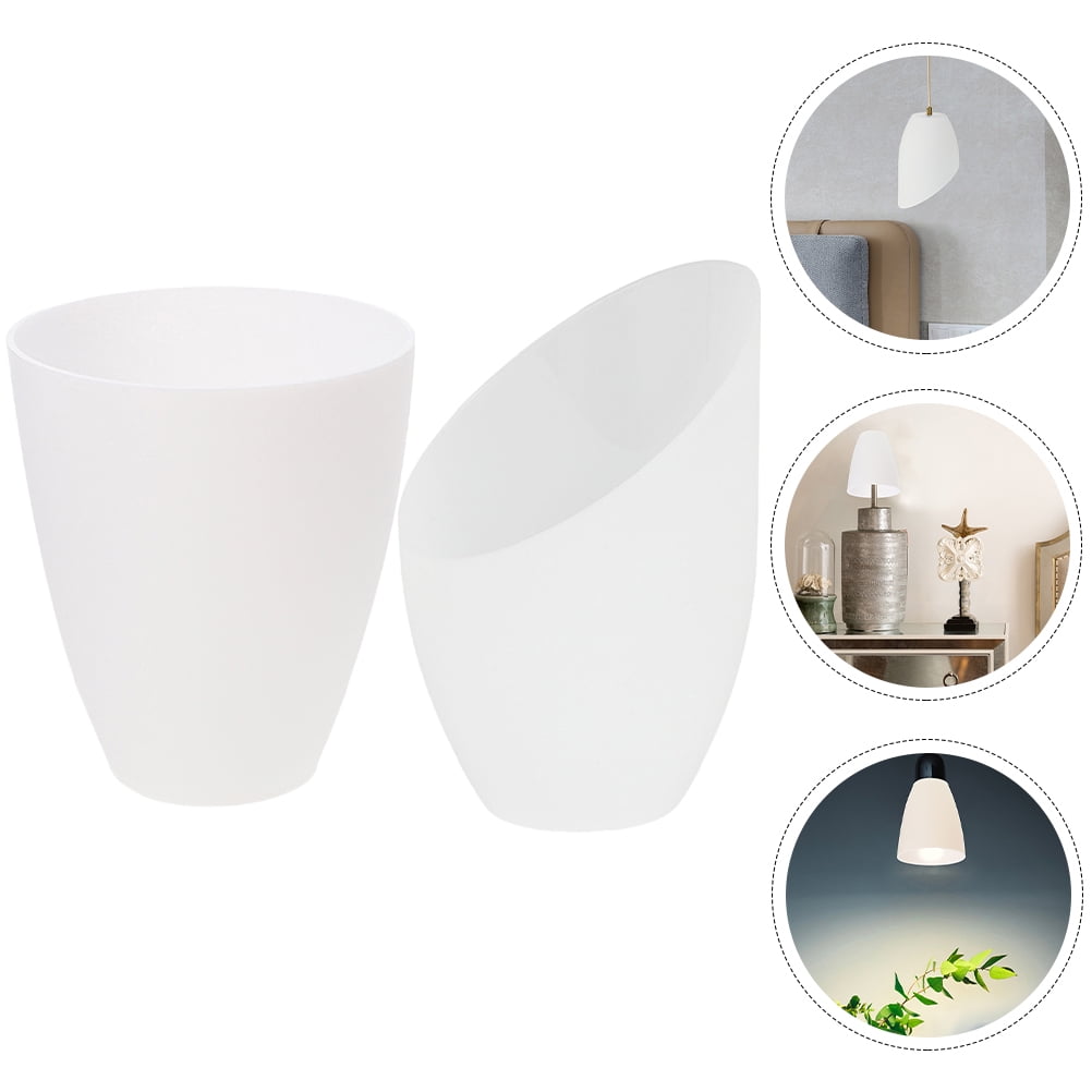 Worgeous 2 Pcs Lampshade Black Shades Lampshades for Table White - Image 8