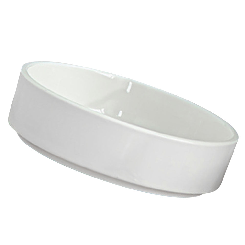 Worgeous Hydroponic Ceramic Tray Indoor Garden Pot Saucers Plant for Pots White - Image 3