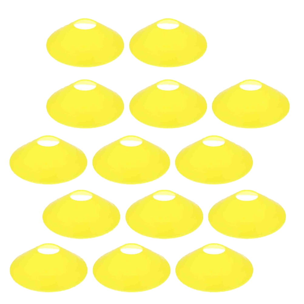Worgeous 14 Pcs Disc Agile Soccer Cones Training Equipment Child Yellow - Image 3