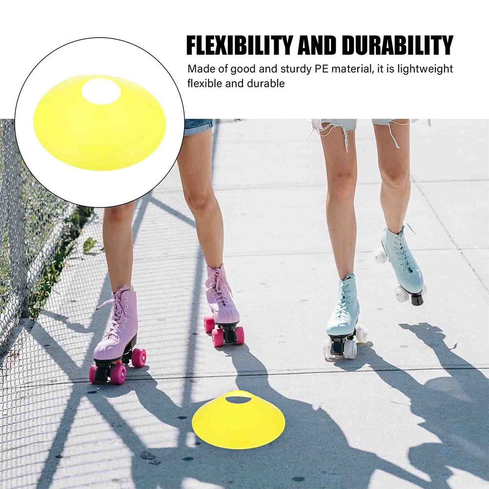Worgeous 14 Pcs Disc Agile Soccer Cones Training Equipment Child Yellow - Image 5