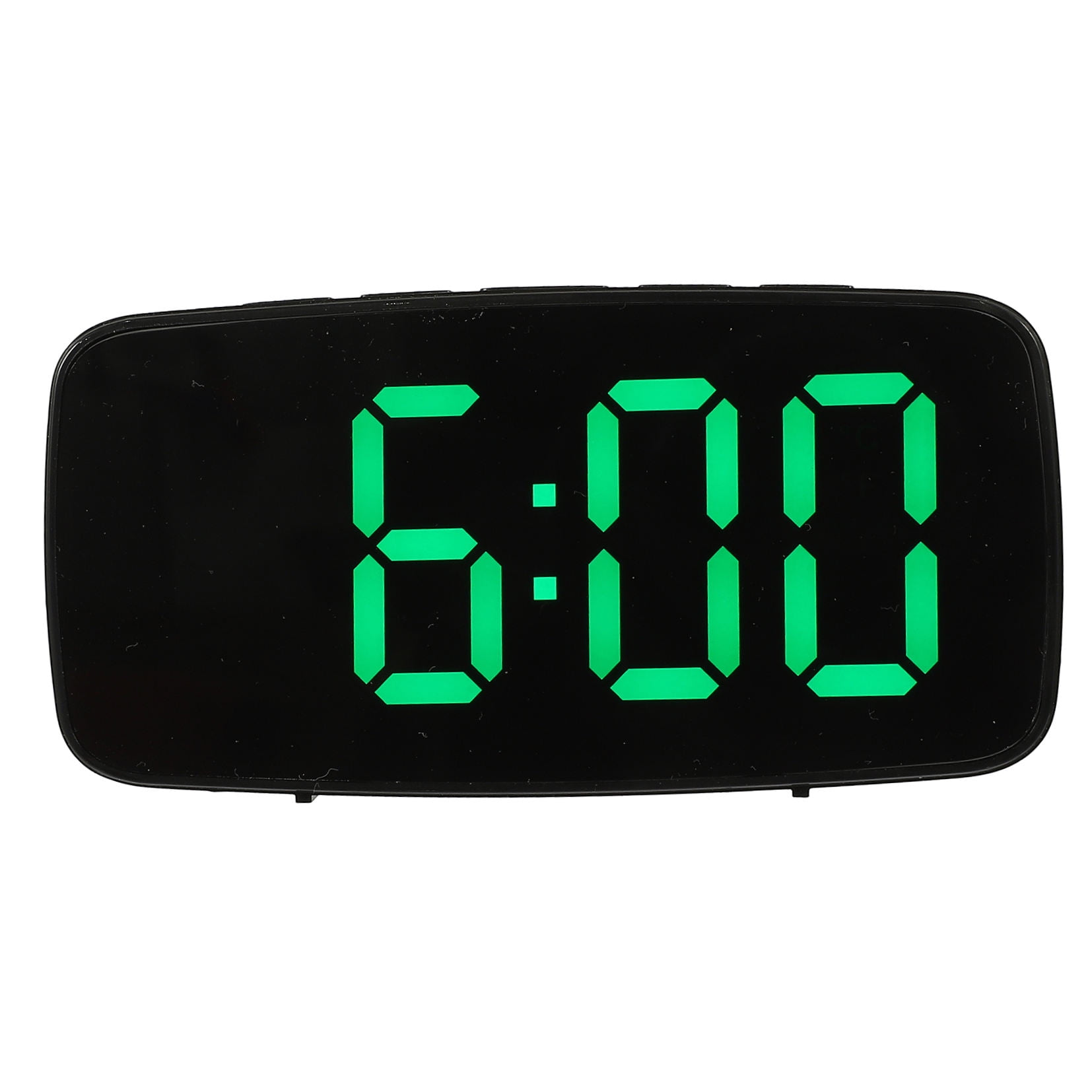 Worgeous Digital Alarm Clock Battery Operated Big Numbers Travel Green - Image 4