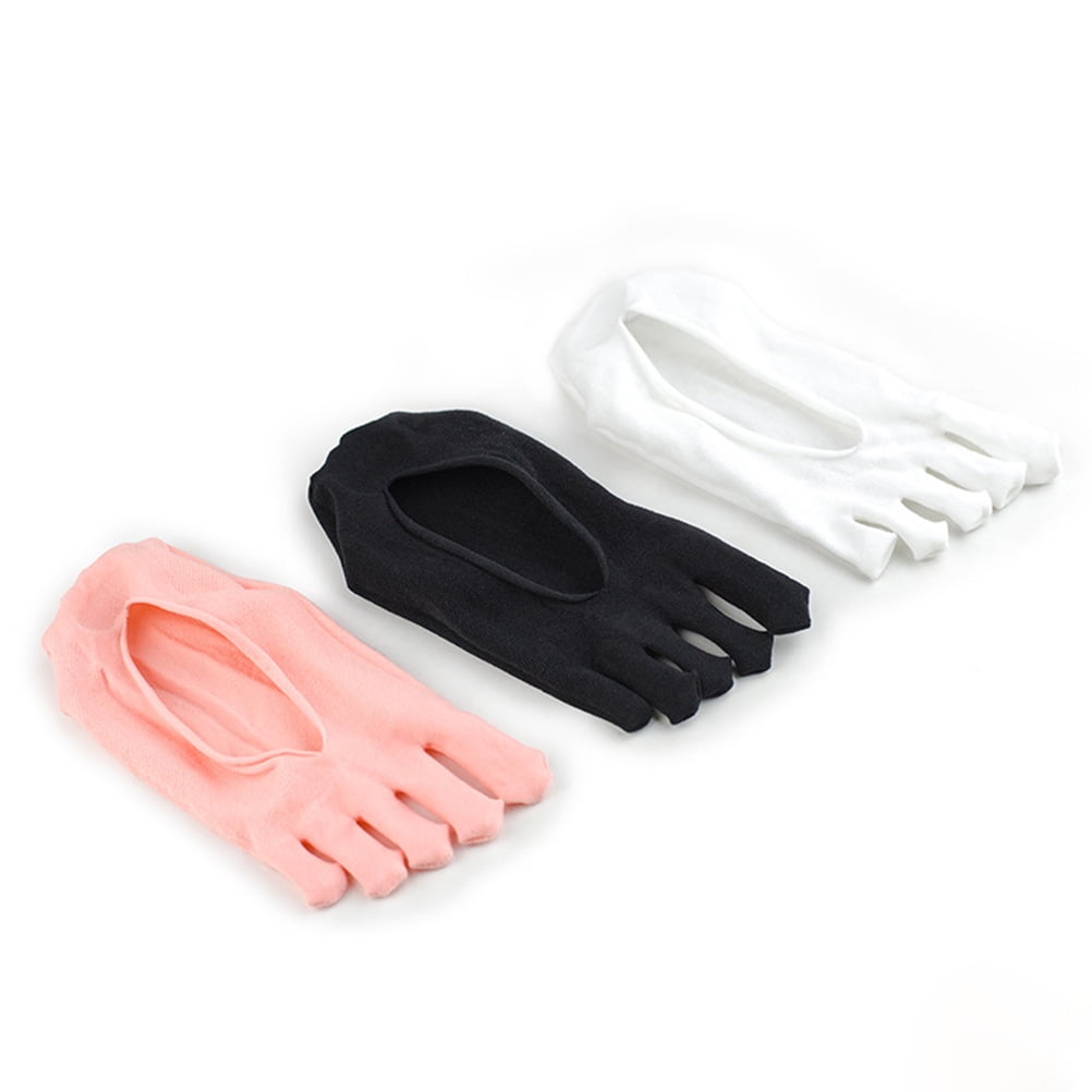 SWETRACE 5Toe Socks Pink Separate Each Toe 4Pairs Women Daily Use - Image 2