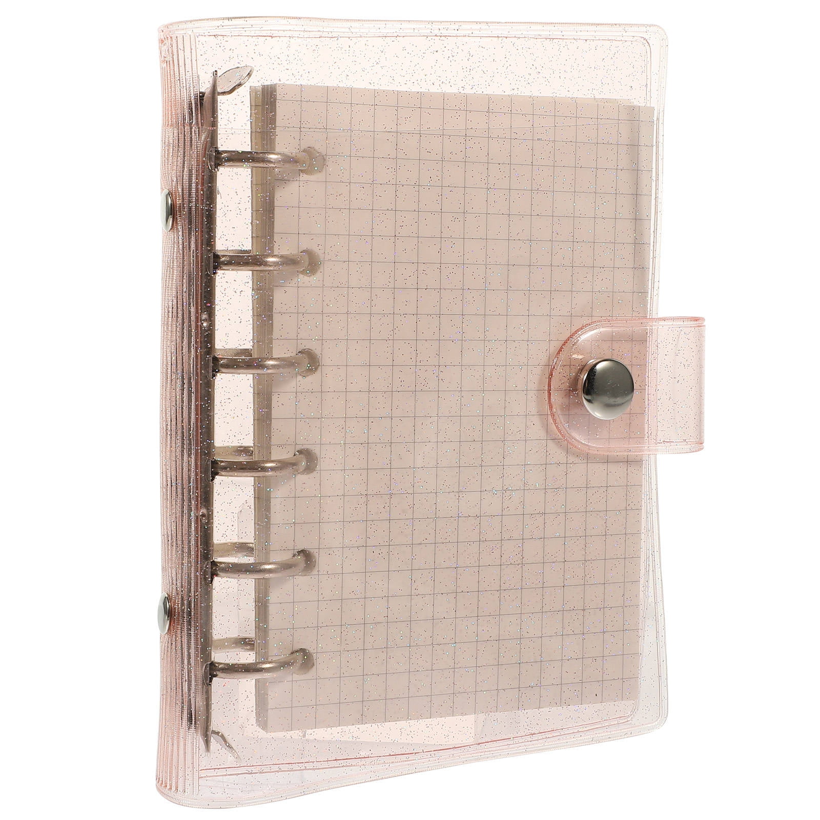 Worgeous Pink Small Notepad with PVC Material for Office Use Lightweight Compact Size 4.5 x 3 Inches - Image 1