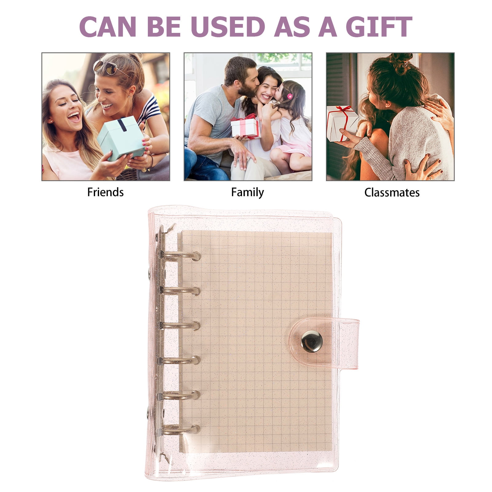 Worgeous Pink Small Notepad with PVC Material for Office Use Lightweight Compact Size 4.5 x 3 Inches - Image 5