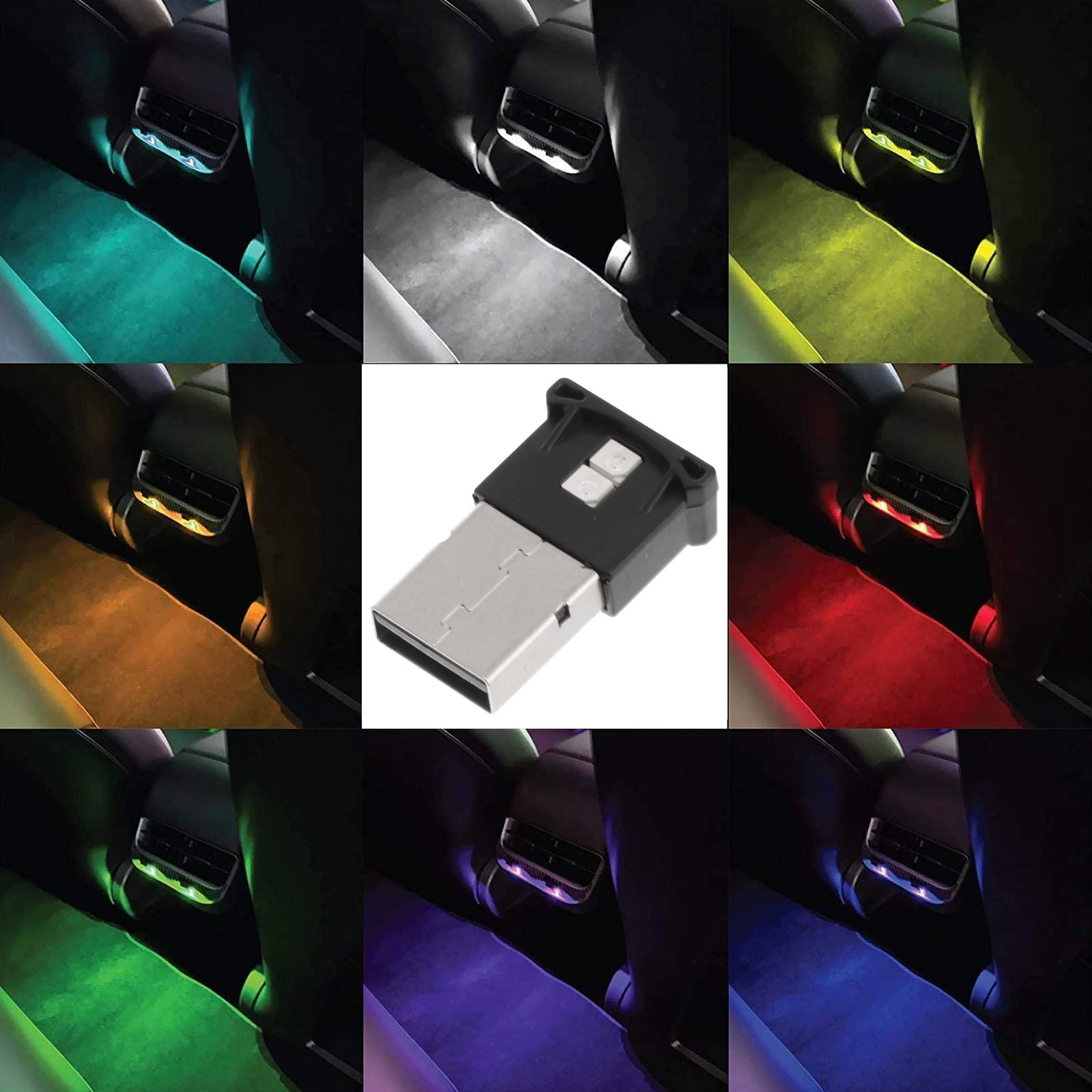 Masteelf 2Pcs Usb Atmosphere Light for Indoor Use and Ambient Lighting - Image 3