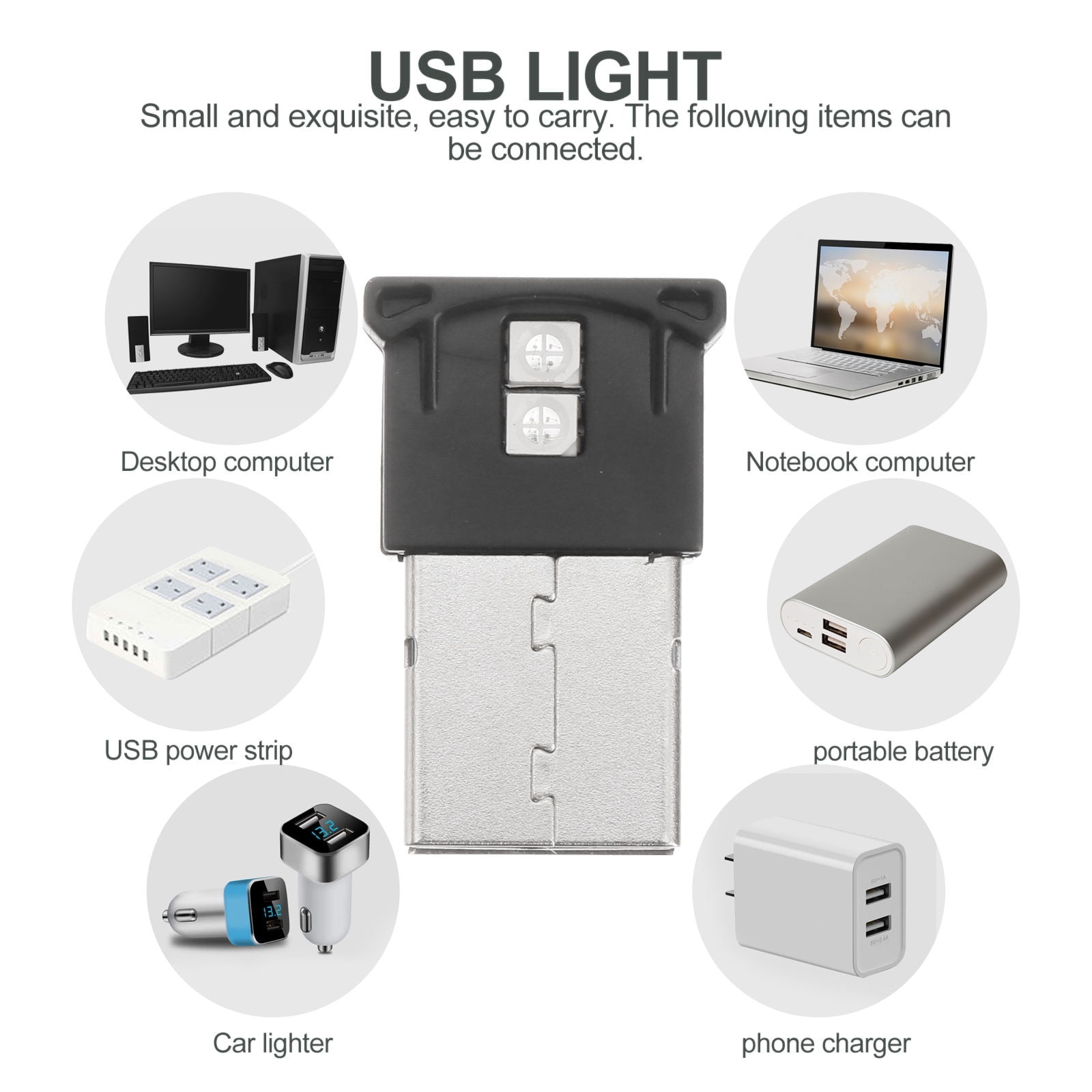 Masteelf 2Pcs Usb Atmosphere Light for Indoor Use and Ambient Lighting - Image 6