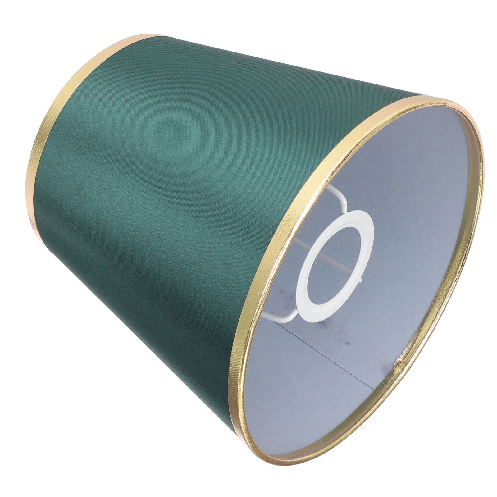 Worgeous Green Fabric Drum Lamp Shade for Table Lamps and Chandelier Perfect for Home Decoration 12 in - Image 4