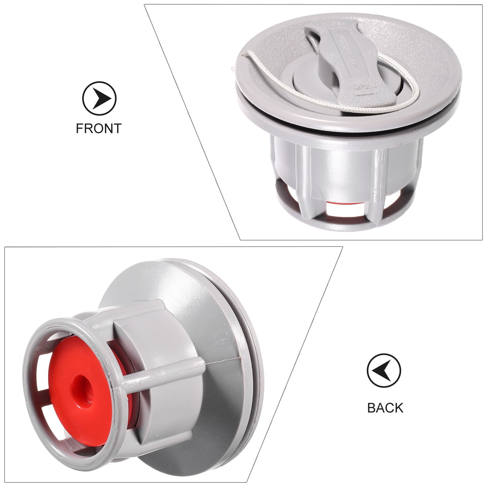 Worgeous Kayak Valve Attachment Practical Air Plug Boat Plug Boat Drain Plug Structural Air Plug Inflatable Kayak Part Structural Valve - Image 6