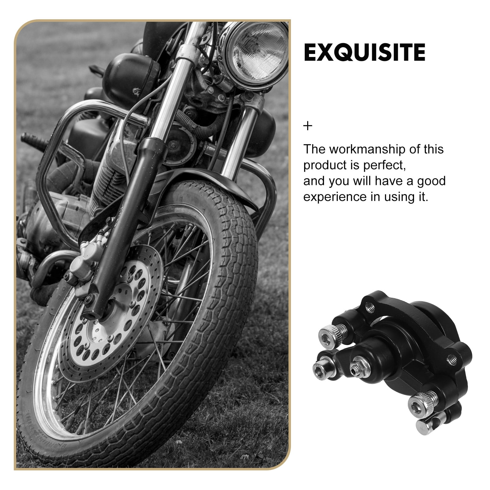 Worgeous Rear Disc Brake Caliper for ATV with Excellent Braking Performance and Durable Iron Construction Black - Image 6