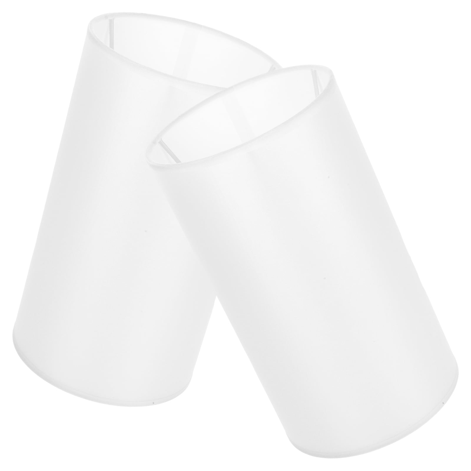 SWETRACE Lamp Shade for Cylinder Lamp White Linen 2Pcs 9.8x5.5x5.5in - Image 4