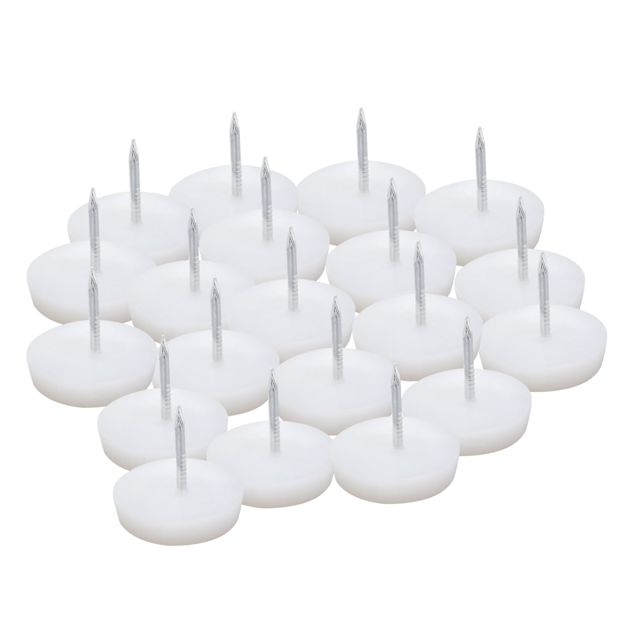 Worgeous 50PCS White Nylon Sofa Tacks Decorative Furniture Nails for Sofa Upholstery 6x22mm - Image 5