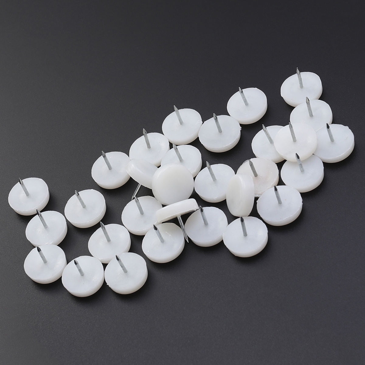 Worgeous 50PCS White Nylon Sofa Tacks Decorative Furniture Nails for Sofa Upholstery 6x22mm - Image 6