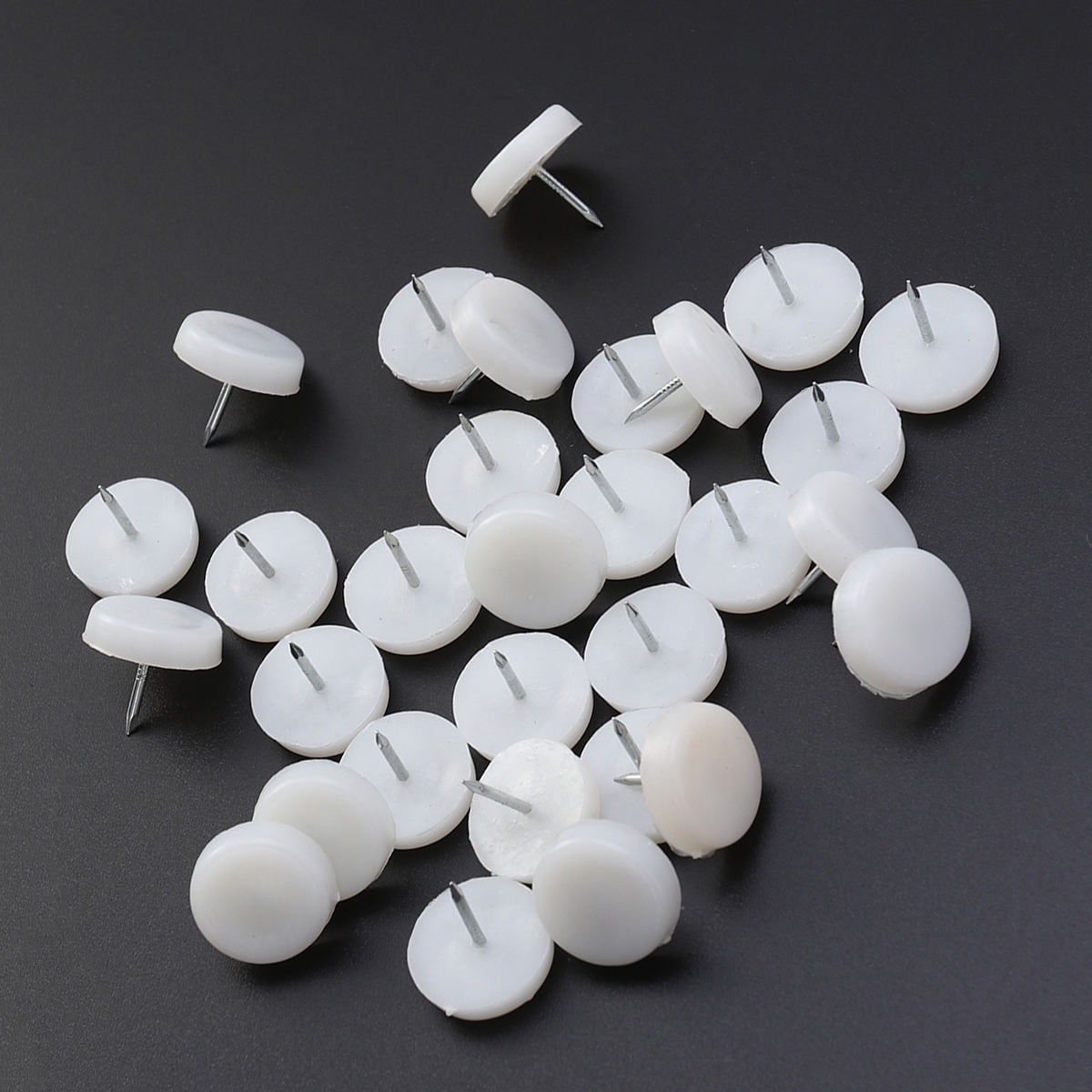 Worgeous 50PCS White Nylon Sofa Tacks Decorative Furniture Nails for Sofa Upholstery 6x22mm - Image 8