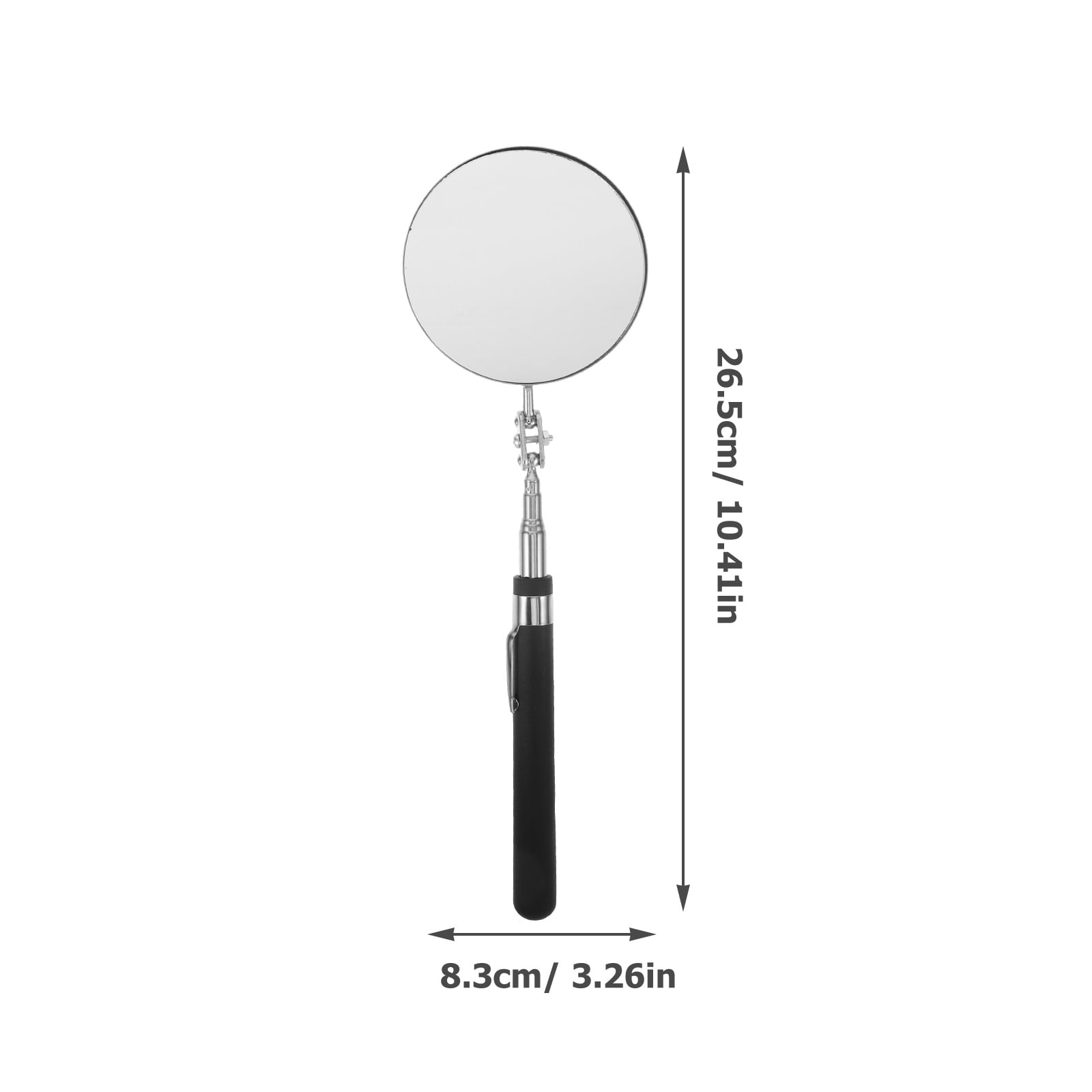 SWETRACE Telescoping Mechanic Inspection Mirror Circular Handle 1Pack - Image 2