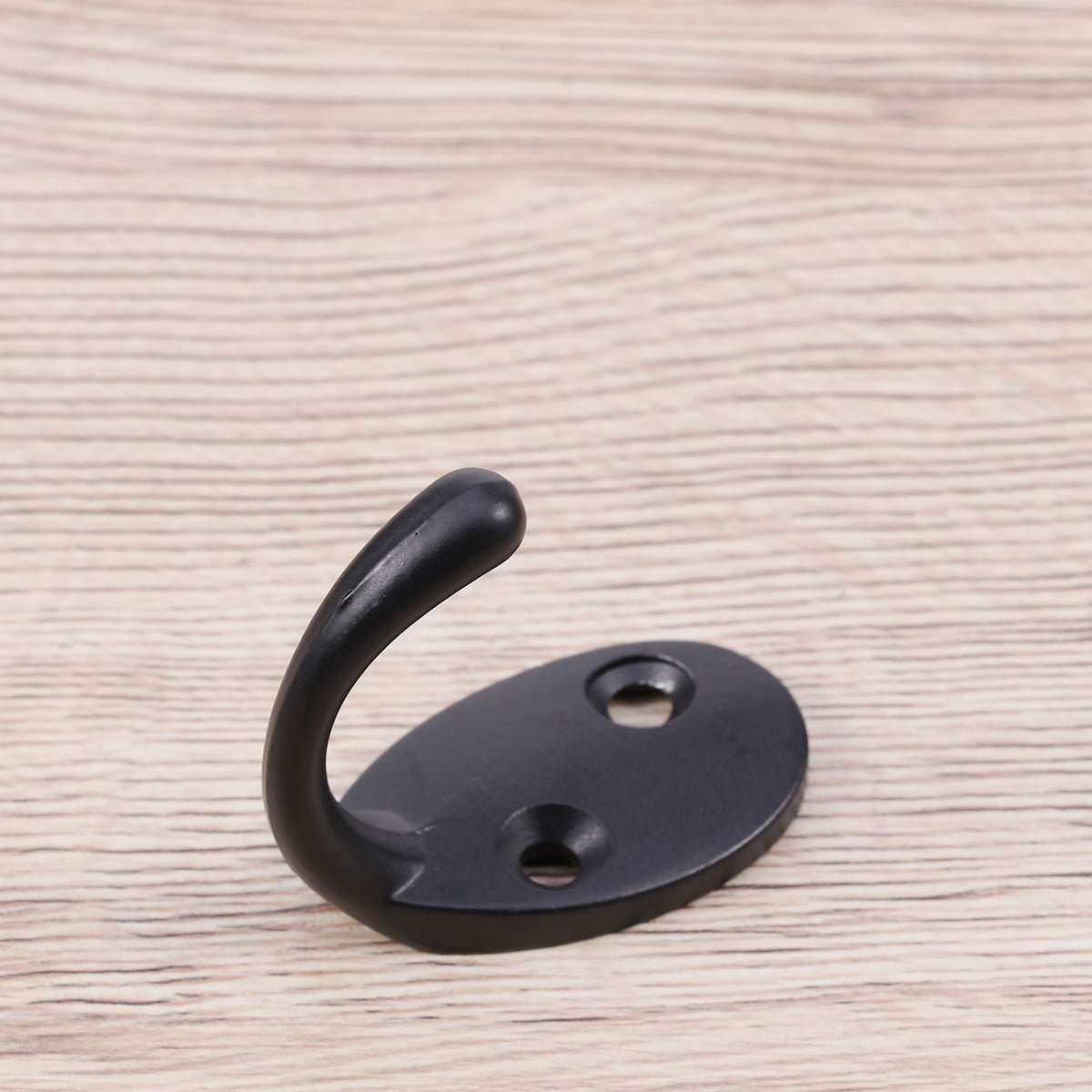SWETRACE Screw Mounted Wall Hook Black Alloy 15-Pcs Home Use - Image 2